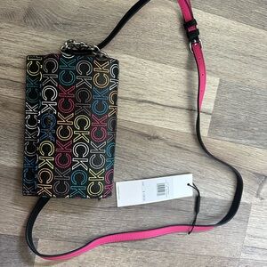 Calvin Klein Faux Leather Exterior Small Bags & Handbags for Women